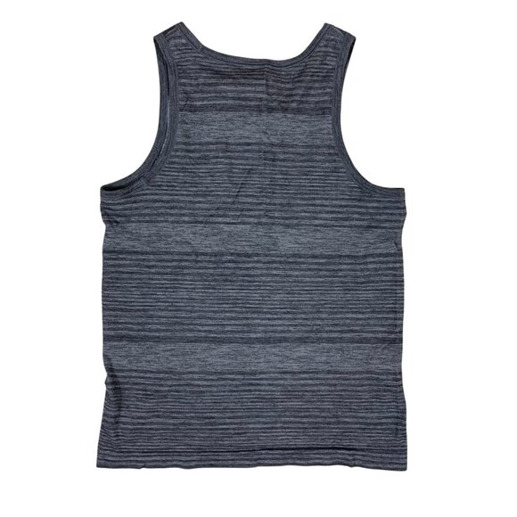Patagonia Gray Striped Tank Top Small Performance Lightweight Athletic Youth Boy - Picture 2 of 3